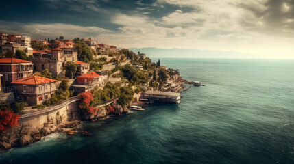 Fototapeta na wymiar Antalya. Breathtaking travel destination place. Generative AI