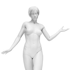 Fototapeta premium 3d medical illustration of the female body