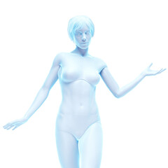 Obraz na płótnie Canvas 3d medical illustration of the female body