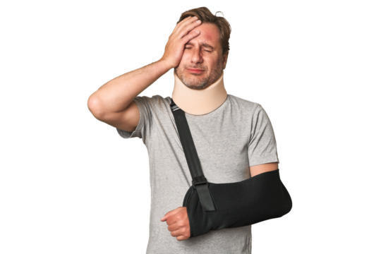 Captivating studio portrait portrays a man in vulnerable pain, evoking empathy and compassion.