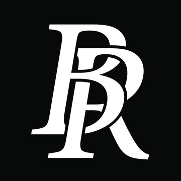 recommend clip art: initial letter BR logo template