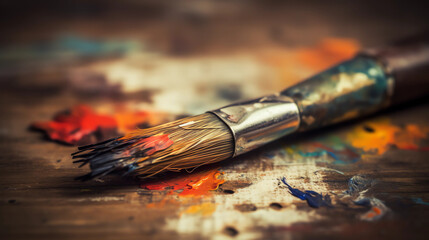 Obraz premium brush and paint