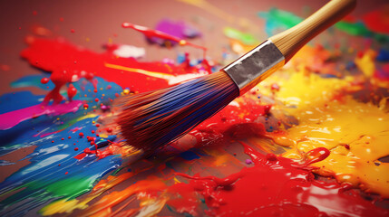 Obraz premium brush