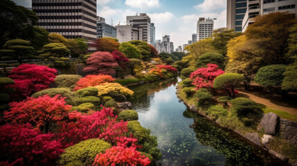 Tokyo. Breathtaking travel destination place. Generative AI