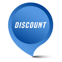 Colorful vector flat design banner discount. This sign is well adapted for web design.