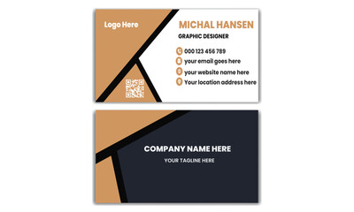 Modern Business Card - Creative and Clean Business Card Template.