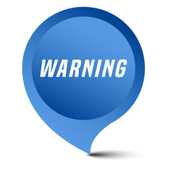 Colorful vector flat design banner warning. This sign is well adapted for web design.