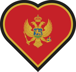 love flag Montenegro
