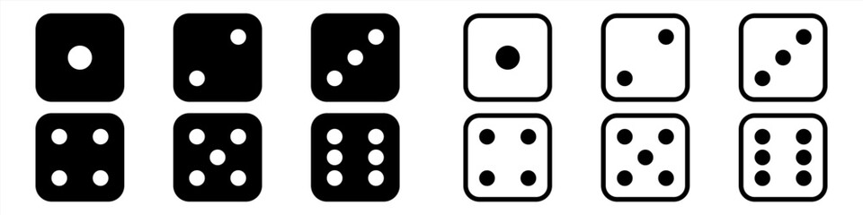 Game cubes icon set simple design © eMIL'
