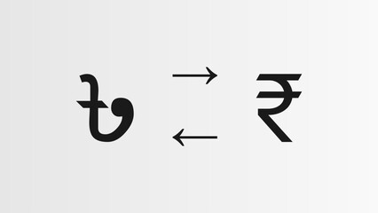 Taka to rupee, Rupee to taka currency exchange 