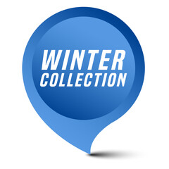 Colorful vector flat design banner winter collection. This sign is well adapted for web design.
