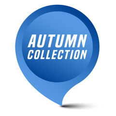 Colorful vector flat design banner autumn collection. This sign is well adapted for web design.