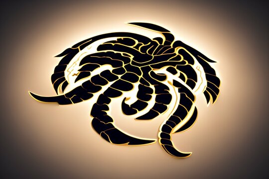 Scorpio Zodiac Logo Designs - generative ai