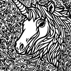 Obraz premium Unicorn Horse 