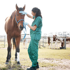 Been feeling a little under the weather lately. Full length shot of a young veterinarian standing...