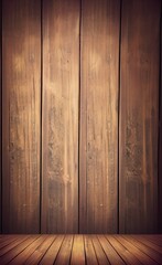 Naklejka premium Wooden texture background. Old wooden vintage retro style textured background. Creative work hand drawing. Digital art illustration