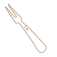 kitchenware_doodle_handdrawing_2 top knife