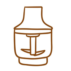 kitchenware_doodle_handdrawing_handle grinder