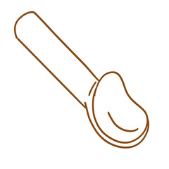 kitchenware_doodle_handdrawing_ice cream scooper