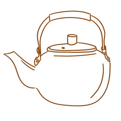 kitchenware_doodle_handdrawing_korean kettle