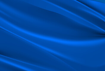 Celebration Luxury blue satin smooth background vector Illustration