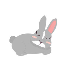 Rabbit Sleeping