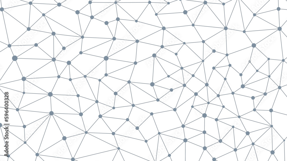 Poster Abstract geometric background. Plexus mesh backdrop. Vector