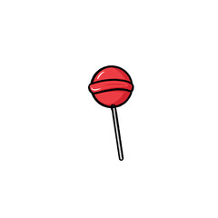 lollipop isolated