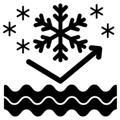 A unique design icon of snow resistant 