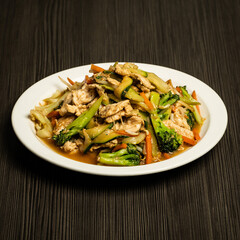 stir fried noodles with shrimp