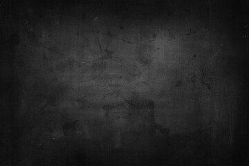 Black textured dark concrete grunge wall background