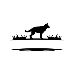 Dog German Shepherd Monogram