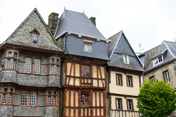 Lannion, architecture, maison à pan de bois, Côtes d'armor, Bretagne