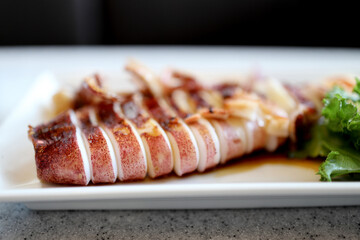 Japanese Grilled Squid