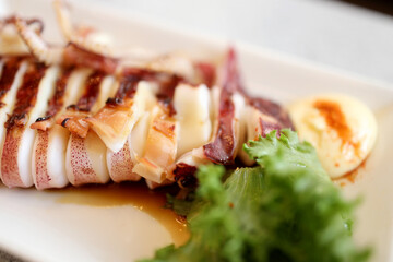 Japanese Grilled Squid