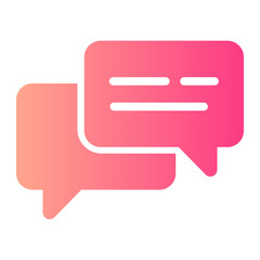 chat gradient icon