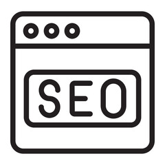 seo line icon