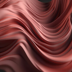 Obraz premium Pink Wave Silk Fabric. Abstract Background