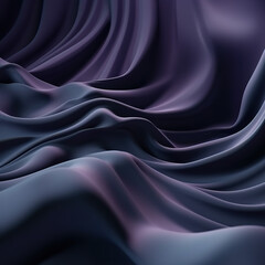 Obraz premium Purple Wave Silk Fabric. Abstract Background