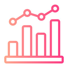 analytics gradient icon