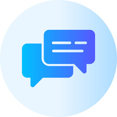 chat gradient icon