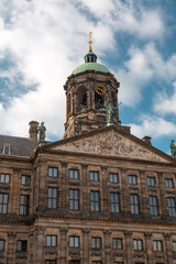 Fototapeta na wymiar The Royal Palace of Amsterdam, the Netherlands
