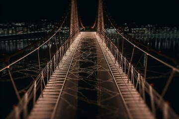 A three-dimensional bridge. Generative AI