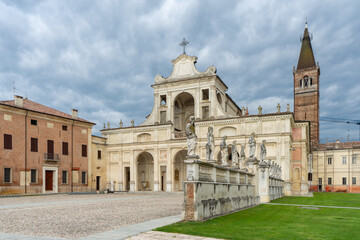 Fototapeta na wymiar Italy Emilia Romagna Abbey of San Benedetto Po in Polirone