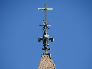 Cross atop an Egyptian Obelisk 