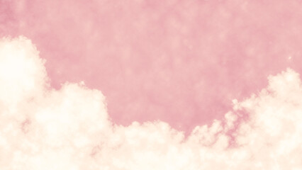 Aesthetic Soft Pastel Pink Sky Background
