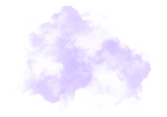 Naklejka na ściany i meble Cutout clean white cloud transparent backgrounds special effect 3d illustration