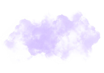 Fototapeta na wymiar Cutout clean white cloud transparent backgrounds special effect 3d illustration