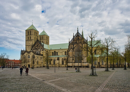 Sankt Paulus Dom, M&uuml;nster, Nordrhein-Westfalen, Deutschland