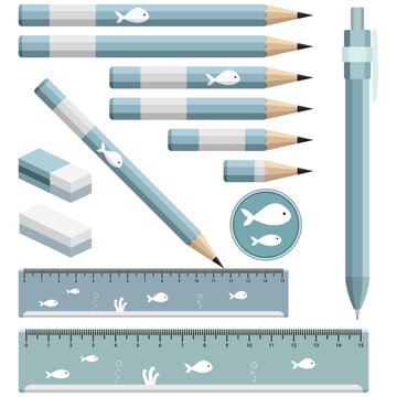 Fish Edition Pen Sets purchased at The Dream Stationery Store